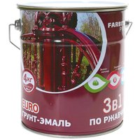 Эмаль Olecolor 3 в 1 по ржавчине 7004 4 кг (серый)