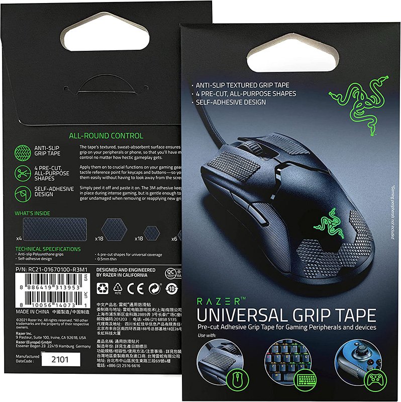 

Грип-тейпы Razer Universal Grip Tape