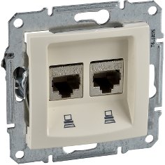

Розетка компьютерная Schneider Electric Sedna SDN4400147