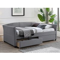 Кровать-тахта Signal Lanta tap. 142 90x200 (серый/черный)