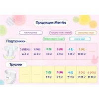 Трусики-подгузники Merries XL (76 шт)