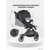 Коляска прогулочная «книга» Farfello Comfy Go Comfort CG-001 (черный)