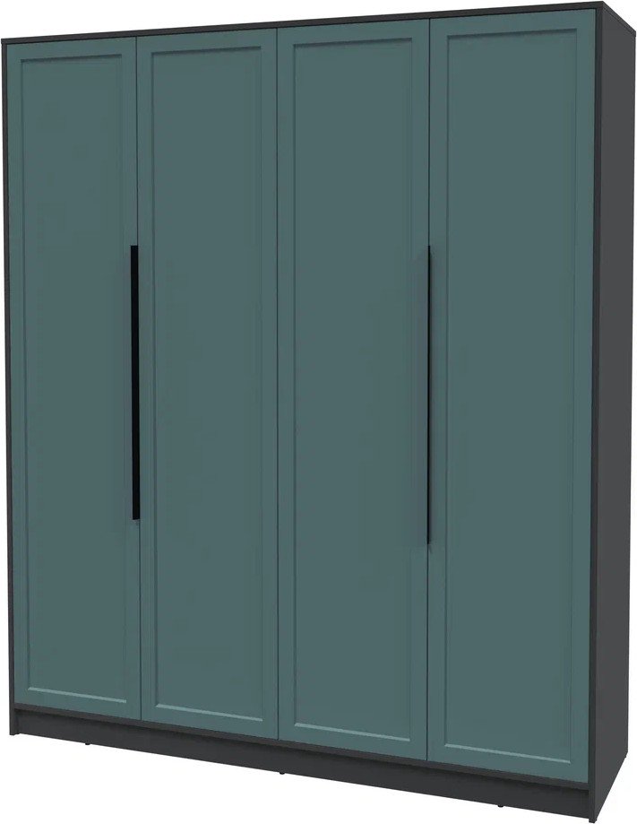 

Шкаф распашной Интерлиния Концепт Тренд КТ-Ш4 (антрацит/верде)