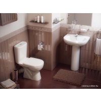 Унитаз напольный Rosa Комфорт (белый)