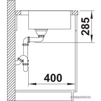 Кухонная мойка Blanco Supra 400-IF/A R12 526353 (полированная)