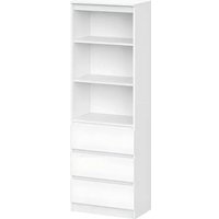 Стеллаж Астрид-Мебель Ницца-4 (Белый)