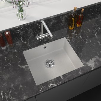 Кухонная мойка ZorG Subline 50 (серый жемчуг)