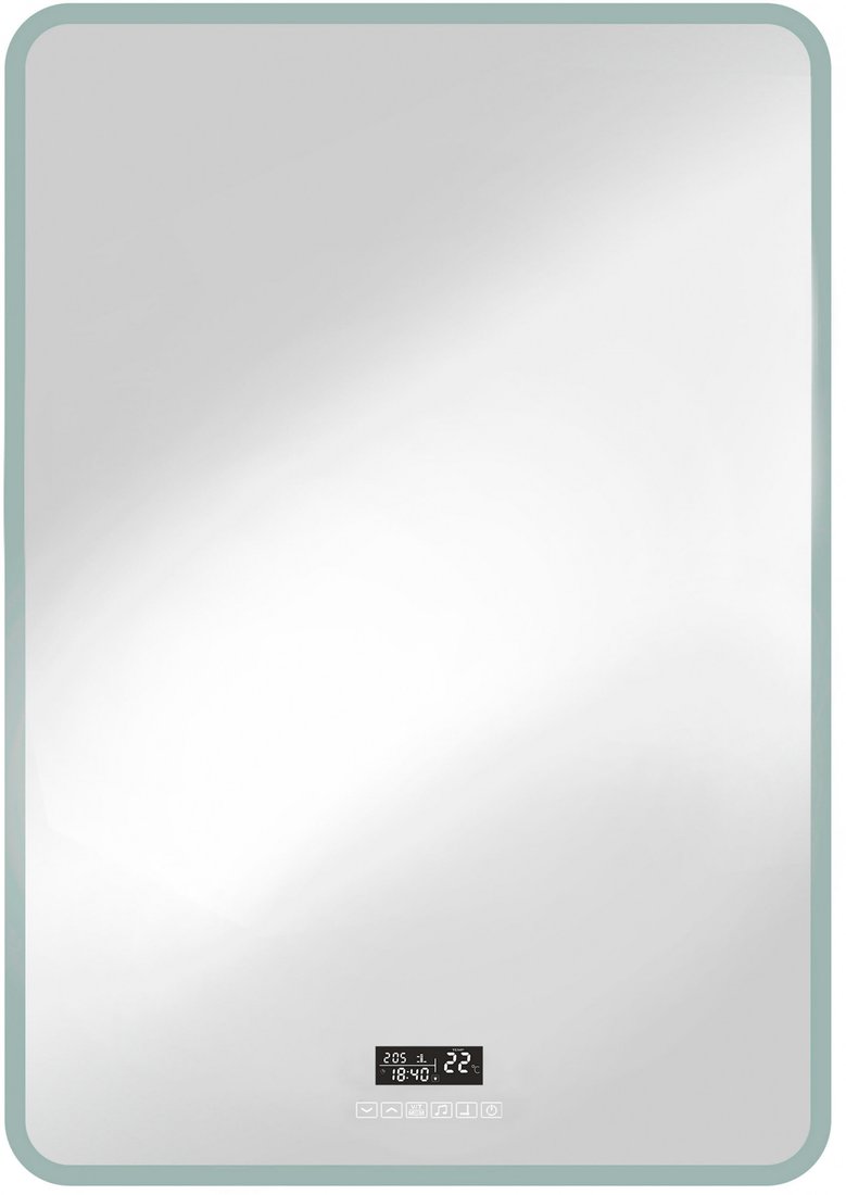 

Континент Зеркало Glamour Led 70x100 (музыкальный блок, подогрев)