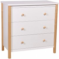 Детский комод Polini Kids Simple 3501 0002769.31 (белый/натуральный)