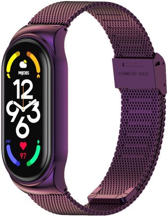 Браслет Mijobs Миланская петля для Xiaomi Smart Band 7 (хамелеон)