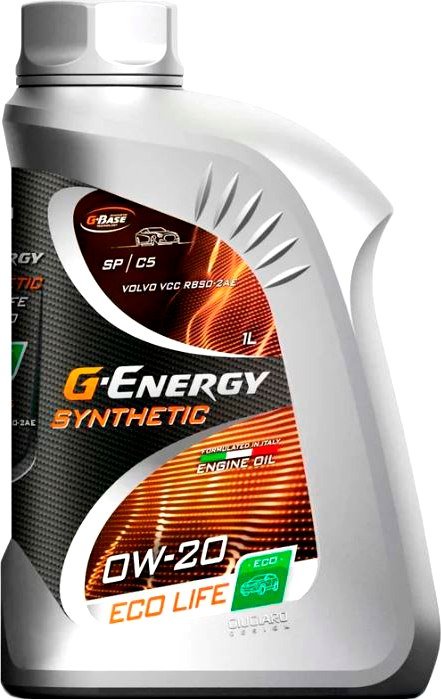 

Моторное масло G-Energy Synthetic Eco Life 0W-20 API SP ACEA C5 1л