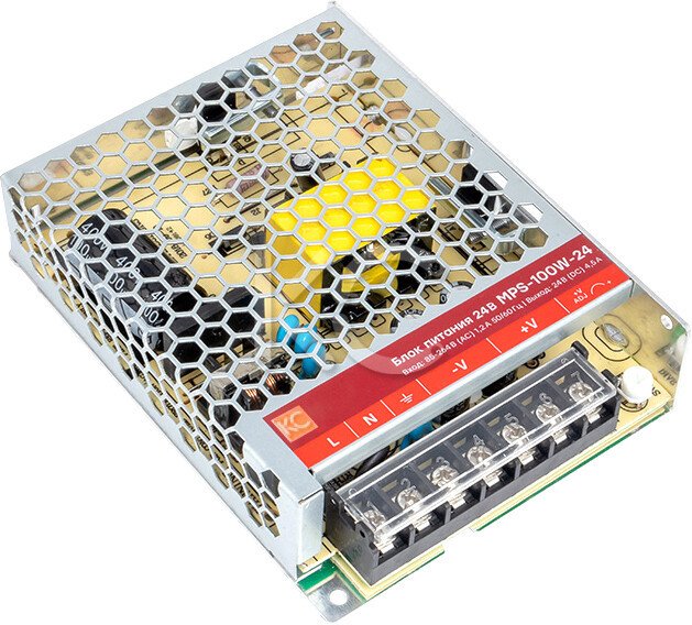 

Блок питания на DIN-рейку КС MPS-100W-24V