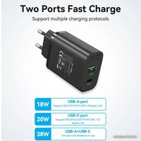 Сетевое зарядное Vention FBIB0-EU