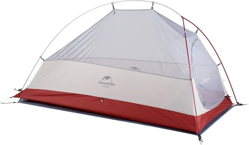 

Треккинговая палатка Naturehike Сloud up 1 NH18T010-T (серый/красный)