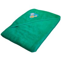 Полотенце с капюшоном Goodness Детское 100x100 (зеленый/уточка)