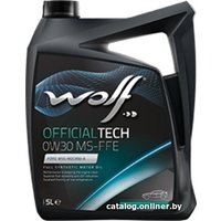 Моторное масло Wolf OfficialTech 0W-30 MS-FFE 5л