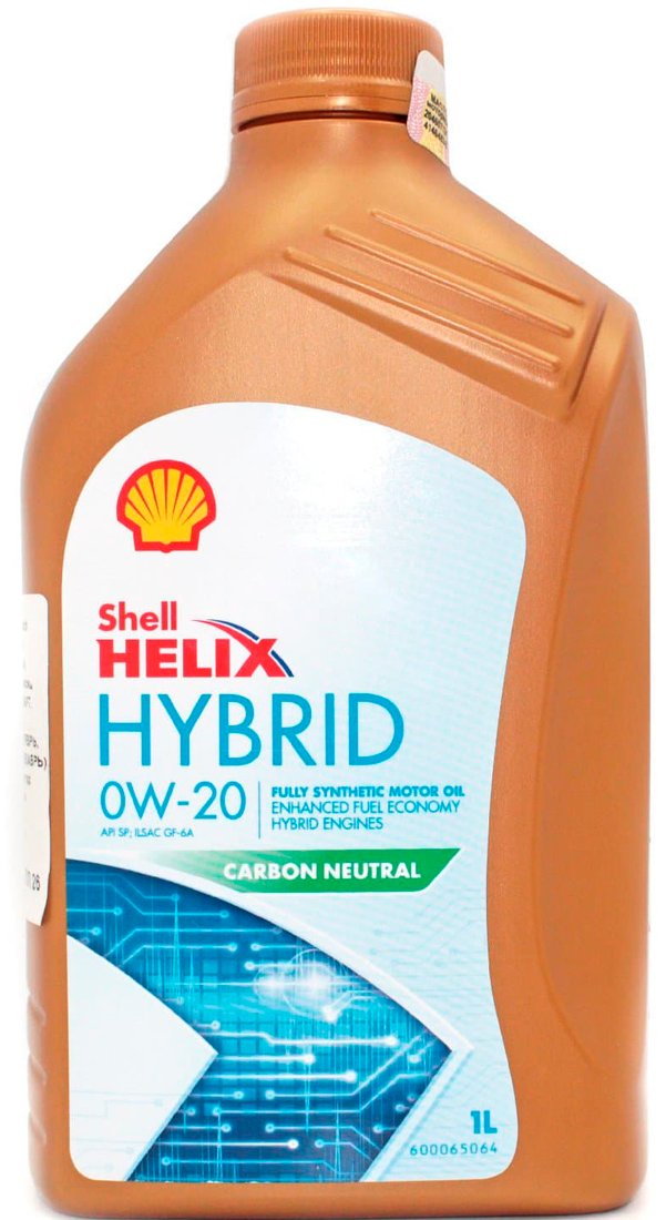 

Моторное масло Shell Helix Hybrid 0W-20 1л