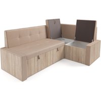 Угловой диван Мебель-АРС Таллин 191x83x121 (бежевый Luna 061)