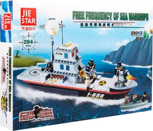 

Конструктор JIE-STAR Swat 29013 Патрульный корабль