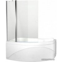 Стеклянная шторка для ванны Aquanet Alfa NAA5142
