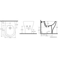 Биде Isvea MY 10MY42002 (белый)