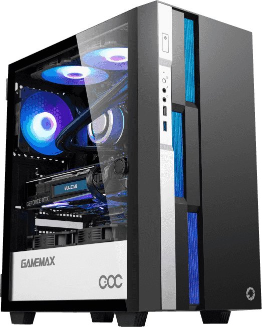 

Корпус GameMax Brufen C3 (черный/белый)
