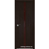 Межкомнатная дверь ProfilDoors 2.04XN L 50x200 (дарк браун, стекло lacobel коричневый лак)