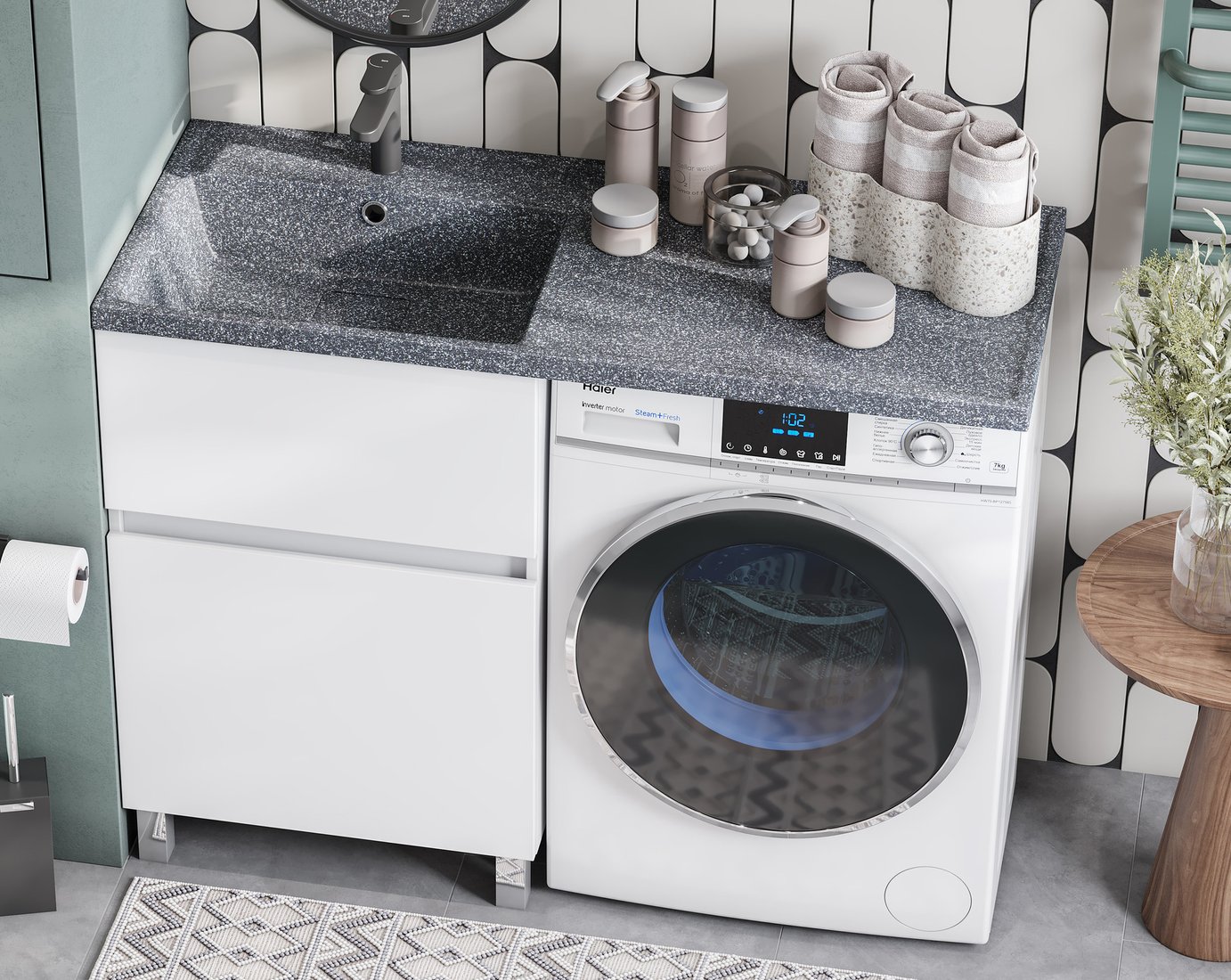 

Акватон Тумба под умывальник Лайн 1A232101LF010