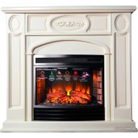 Электрокамин InterFlame Юнона 25 (бежевый) + Panoramic 25 LED FX