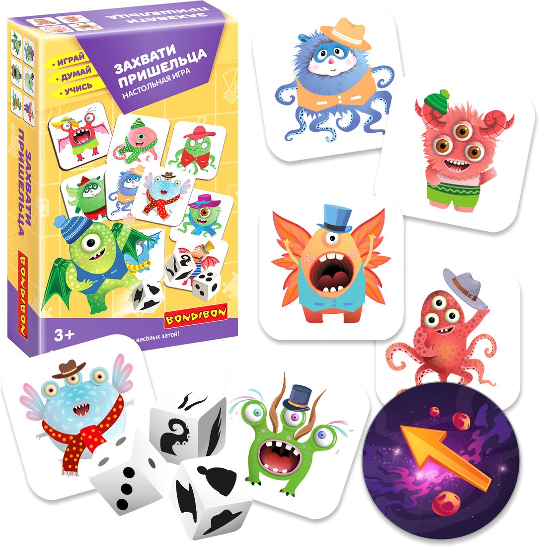 

Настольная игра Bondibon Захвати пришельца ВВ5555