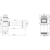 Сифон Wellsee Drainage System 182103001 (сифон, донный клапан, хром)