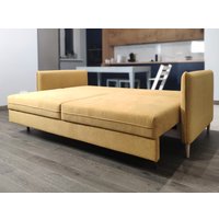 Диван Nord Star Айва Авелина (микровелюр, розовый)