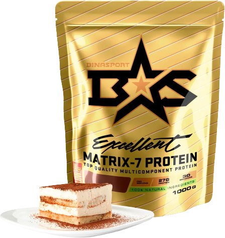 

Протеин комплексный Binasport Excellent Matrix-7 Protein (1000г, тирамису)