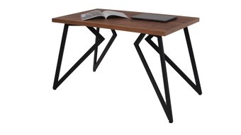 Кухонный стол Millwood Женева Л 120x70 (36 мм, дуб табачный Craft/черный)