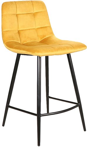 Стул Signal Mila H-2 Velvet (bluvel 68 карри/черный мат)
