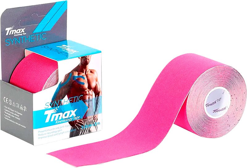 

Тейп Tmax Synthetic 5 см х 5 м (розовый)
