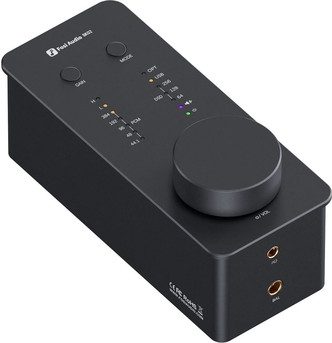 

Настольный усилитель Fosi Audio SK02 (черный)