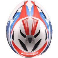 Мотошлем LS2 FF818 Storm III Komai (3XL, белый/синий/красный)