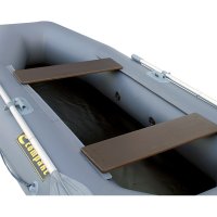 Моторно-гребная лодка Leader Boats Компакт-260 4112022 (серый)