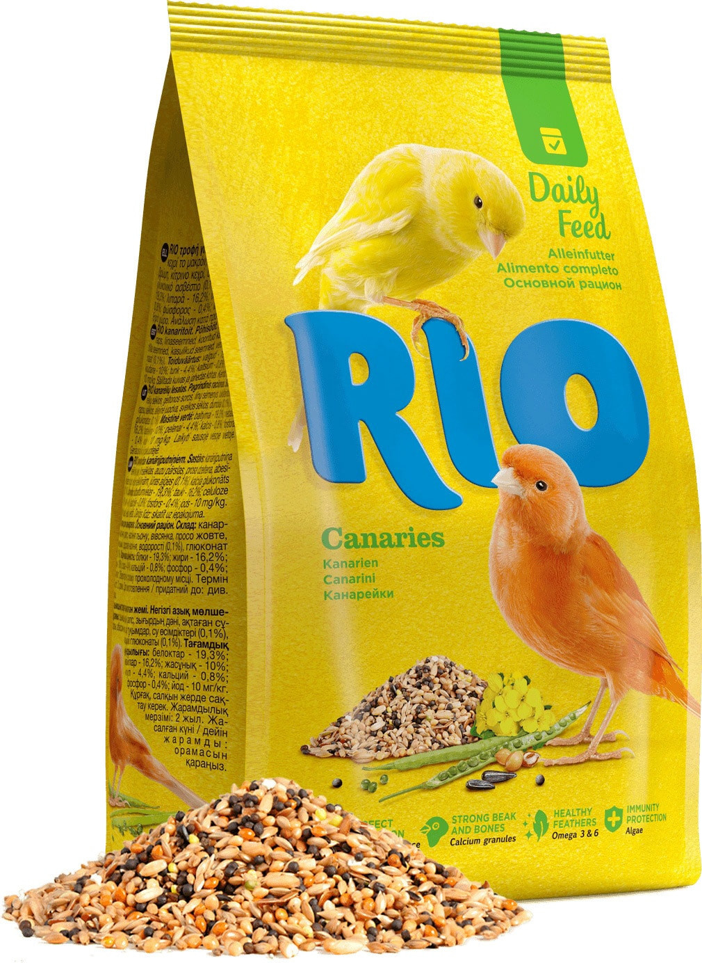 

Корм для птиц Rio Основной рацион 4602533781126 0,5 кг