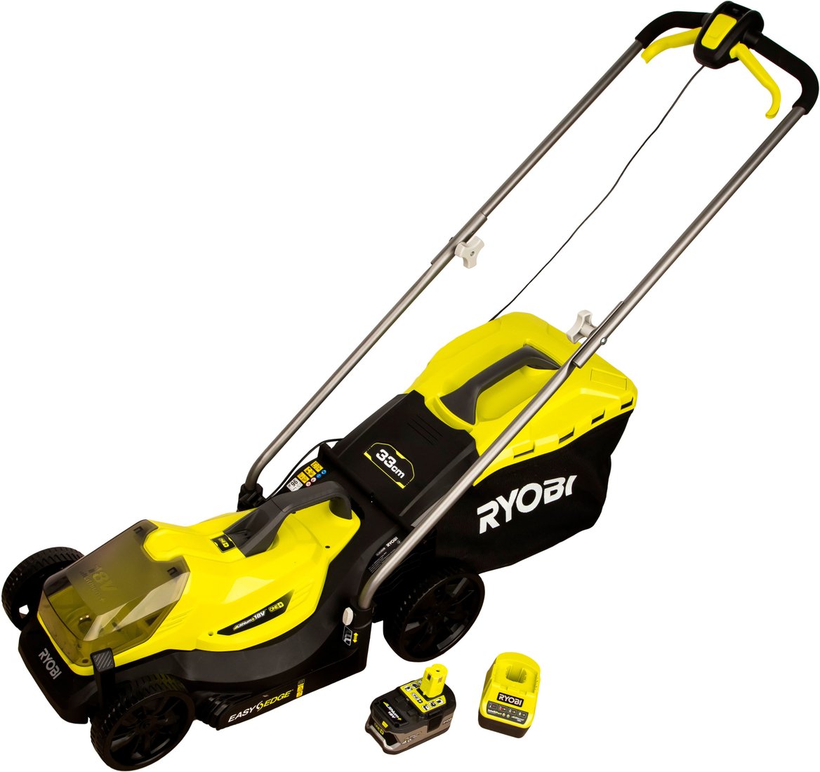 

Газонокосилка Ryobi RLM18X33B-40 (с АКБ 4 Ah)