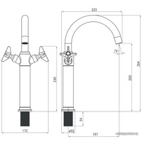 Смеситель Deante Temisto BQT M25D