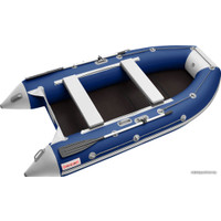Моторно-гребная лодка Roger Boat Hunter 3000 (без киля, синий/белый)