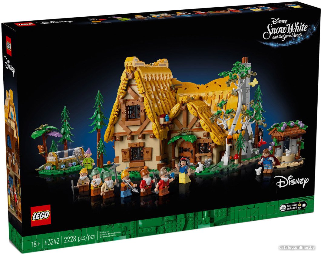 Конструктор LEGO Disney 43242 Домик Белоснежки и семи гномов
