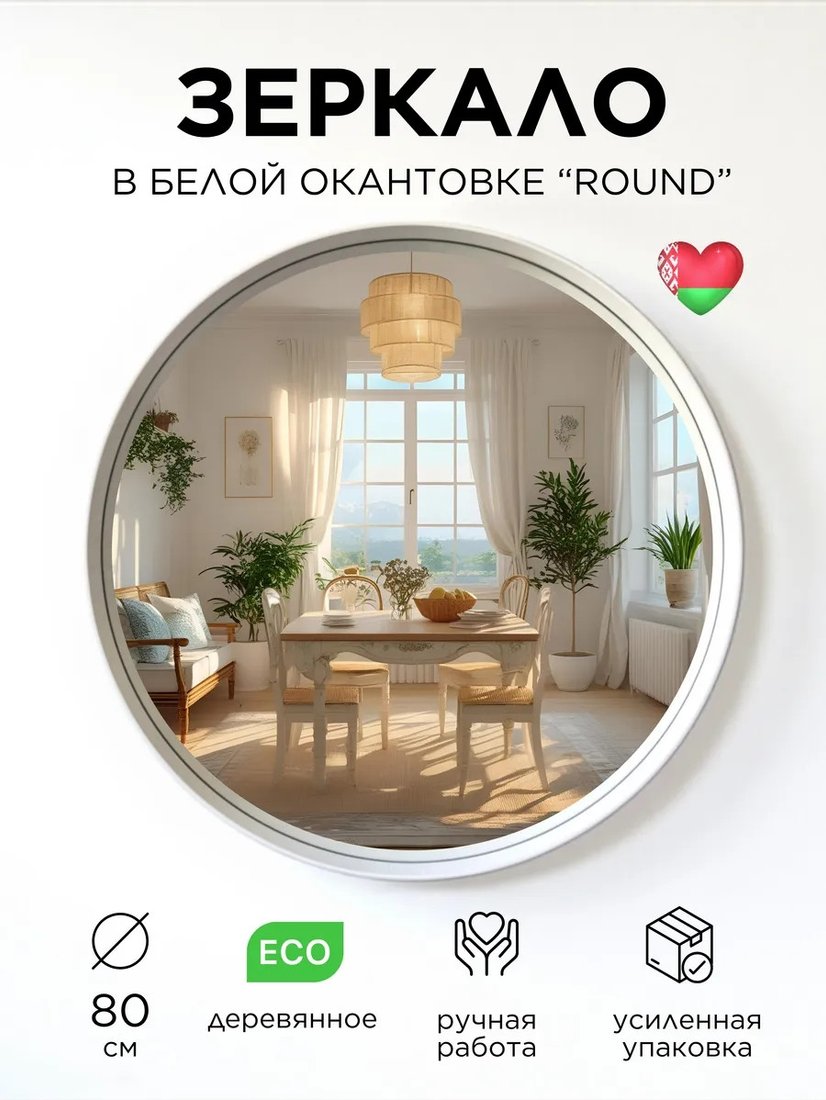 Зеркало Girko Workshop R80W