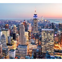 Фотообои ФабрикаФресок Вечерний Нью-Йорк. Вечерний Город 1123270 (300x270)