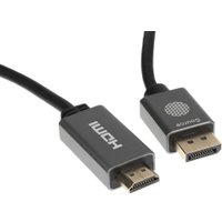 Кабель CACTUS CS-DP-HDMI-1.2-2 HDMI - DisplayPort (2м, черный)