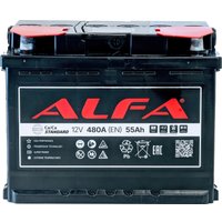 Автомобильный аккумулятор ALFA Standard 55 R+ (55 А·ч) в Могилеве