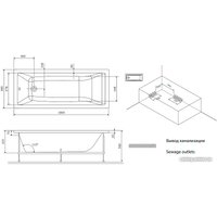 Ванна AM.PM Gem 180x70 W93A-180-070W-A