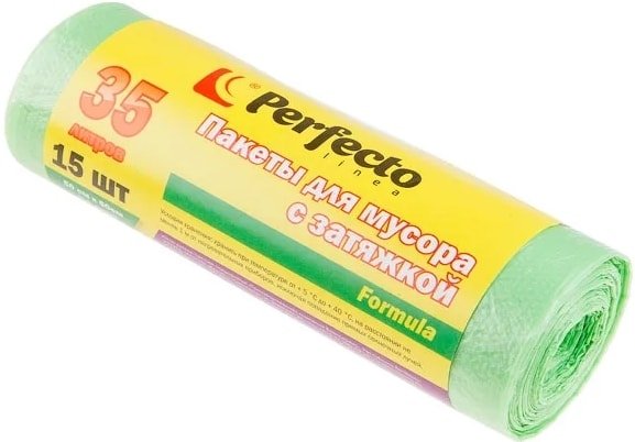 

Пакеты для мусора Perfecto Linea Formula 35 л 46-006090 (15 шт)